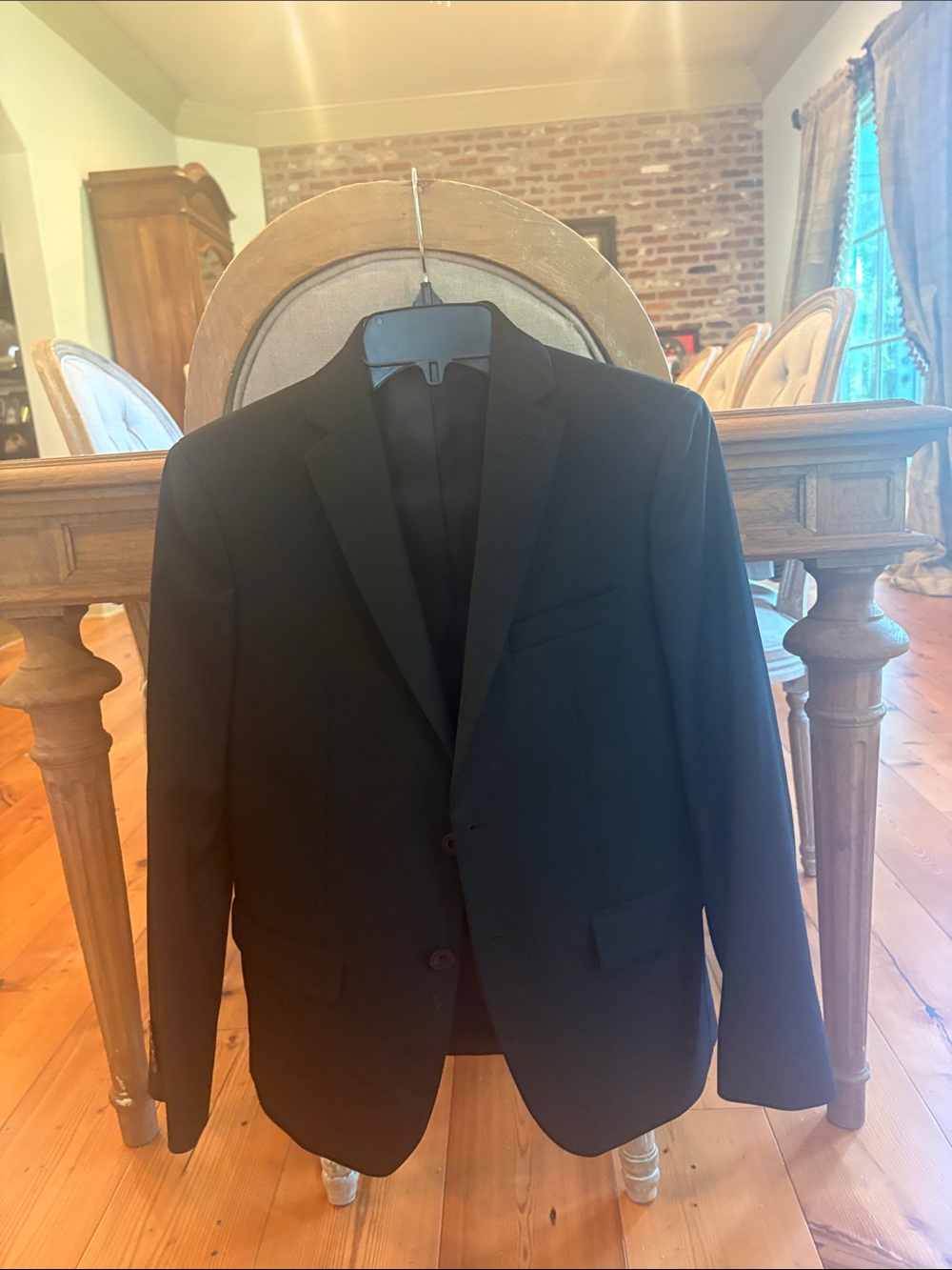 Classic Black Kids Blazer - Tailored Two-Button Jacket